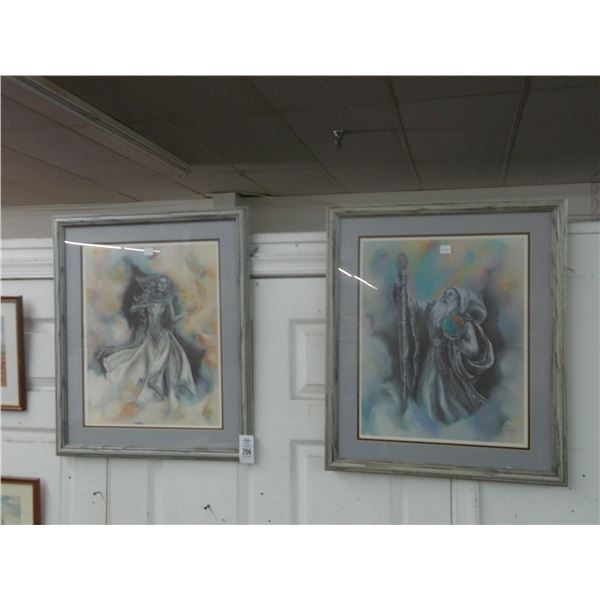 Framed Fantasy Wall Art by Picker - 24  X  32
