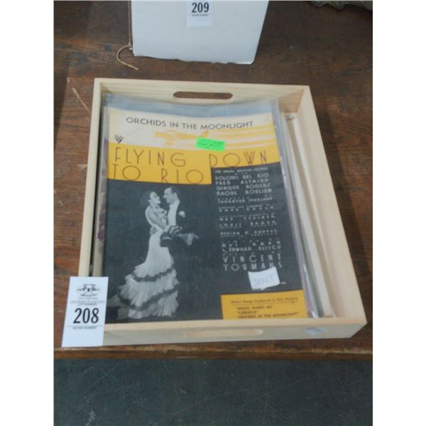 Asst. Vintage Sheet Music