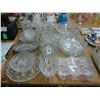 Image 1 : Asst. Crystal Dishes, Bowls, Baskets, Serving Items