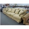 Image 1 : Craftmaster Gold Cloth Sofa/Loveseat Set