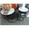 Image 1 : Contemporary Round Coffee/End Tables 4 Pcs.