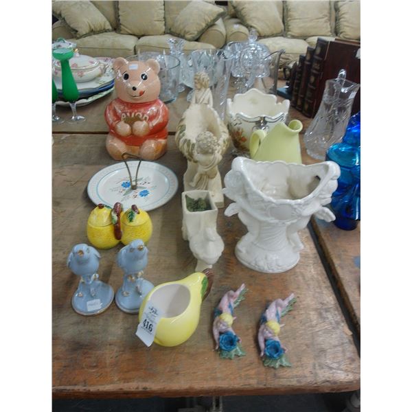 Cherub Bowls, Pitcher, Cookie Jar, Décor