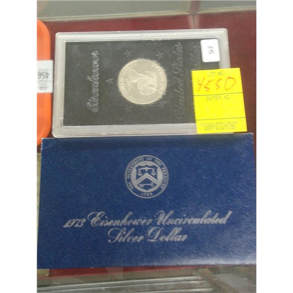 1971/1973 Uncirculated Eisenhower Silver Dollar