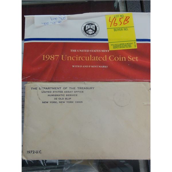 1972/1987 US Uncirculated Mint Set