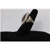 Image 2 : 10K YG Diamond Ring w/31 Round Cut Diamonds and 20 Round Brilliant Diamonds, Prong