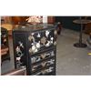 Image 2 : PAIR CHINESE COROMANDEL BLACK LACQUER CORNER CABINETS W/FLOWER & BIRD MOTIF (PAIR)