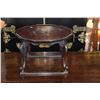 Image 2 : KOREAN LACQUER WOOD FOOTED TRAY TABLE (18")