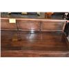 Image 3 : ANTIQUE CHINESE BLACKWOOD BENCH (25 1/2" X 69 1/2" X 21 3/4")