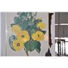 Image 2 : FRAMED PRINT, YELLOW HIBISCUS; L. SEXTON