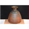 Image 2 : HAND HAMMERED VINTAGE BRASS OR COPPER WATER POT (10")