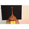 Image 1 : RON KENT WOOD TURNED VASE; SIGNED (14 1/2")