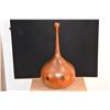 Image 2 : RON KENT WOOD TURNED VASE; SIGNED (14 1/2")