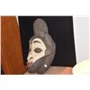 Image 3 : LARGE PUNU SPIRIT MASK, GABON WOOD W/WHITE FACE (10" X 17")