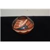 Image 2 : NATIVE AMERICAN POTTERY BOWL; SIGNED & TERRA COTTA NECKLACE (32') (2 PCS)