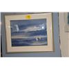 Image 1 : FRAMED WATERCOLOR PAINTINGS, SAILBOATS; SIGNED JEANNE ROBERTSON (40 1/2" X 33 1/2")