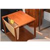 Image 3 : WOOD SIDE TABLE W/MAGAZINE HOLDER