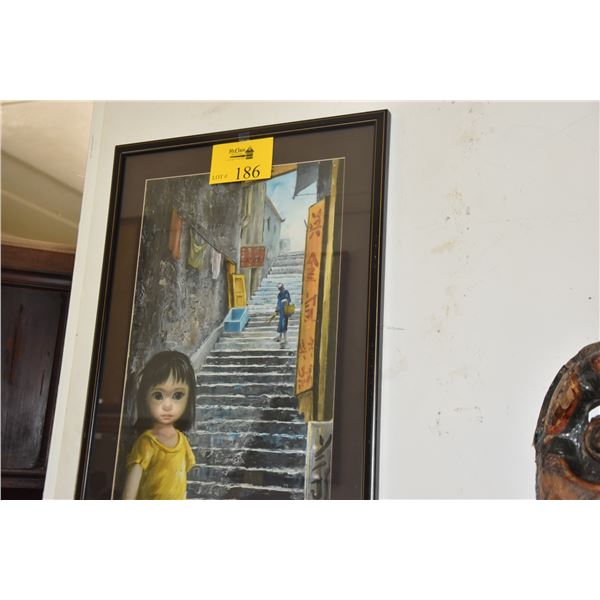 FRAMED PRINT, MDH KEANE (18 1/2" X 33")