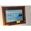 Image 1 : KOA FRAMED PRINT, HORSES (27 1/2" X 21")