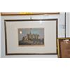 Image 3 : FRAMED ILLUSTRATIONS OF CHATEAU DE MEISSEN (2 PCS)