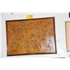 Image 1 : FRAMED ANIMATED MAP (30" X 22")