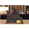 Image 1 : BRONZE STATUE, JESUS HEALING A MAN; SIGNED LEROY TRANSFIELD