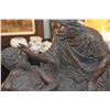 Image 3 : BRONZE STATUE, JESUS HEALING A MAN; SIGNED LEROY TRANSFIELD