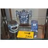 Image 1 : BLUE & WHITE INCENSE BURNERS (3 PCS)