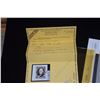 Image 3 : USA 1847 5 CENT BENJAMIN FRANKLIN STAMP W/CERTIFICATE