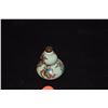 Image 2 : CHINESE GOURD SHAPED CRACKLED CELADON SNUFF BOTTLE W/TAOIST DECOR