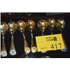 Image 1 : GEORG JENSON STERLING SILVER CHRISTMAS SPOONS (317 GTW) (7 PCS)