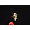 Image 2 : 14K PEARL & DIAMOND RING, SIZE 7 1/4 (8 GTW)