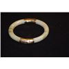 Image 3 : 14K JADE BANGLE BRACELET (HINGE DOES NOT OPEN)