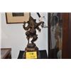Image 1 : 17" BRONZED BRASS GANESH FIGURE, INDIA