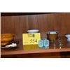 Image 1 : MIXED LOT: BOWLS, PIPE & DISPLAY CAGES/DOMES (9 PCS)