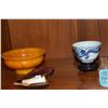 Image 3 : MIXED LOT: BOWLS, PIPE & DISPLAY CAGES/DOMES (9 PCS)