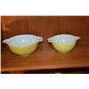 Image 2 : PYREX BOWLS (YELLOW & GREEN) (4 PCS)
