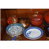 Image 3 : MIXED LOT: ASSORTED PLATES, BOWLS, LACQUER & KOREAN LOCK (10 PCS)
