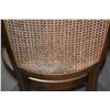 Image 6 : PAIR ARM CHAIRS W/UPHOLSTERED SEATS & CANE BACK (PAIR)