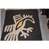 Image 2 : NATIVE AMERICAN WOOL SCATTER RUG (38" X 28