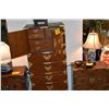 Image 4 : TANSU W/11 DRAWERS (22" X 52" X 16") & 2 NIGHT STANDS W/4 DRAWERS (22" X 24" X 14") (3 PCS)
