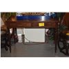 Image 1 : ANTIQUE DESK W/2 DRAWERS