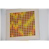 Image 2 : FRAMED ABSTRACT ART; SIGNED (15 1/2" X 15 1/2")