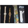 Image 3 : COLLECTION OF SWATCH WATCHES (5 WATCHES, 4 WATCH BANDS & 6 BOXES)