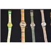 Image 4 : COLLECTION OF SWATCH WATCHES (5 WATCHES, 4 WATCH BANDS & 6 BOXES)