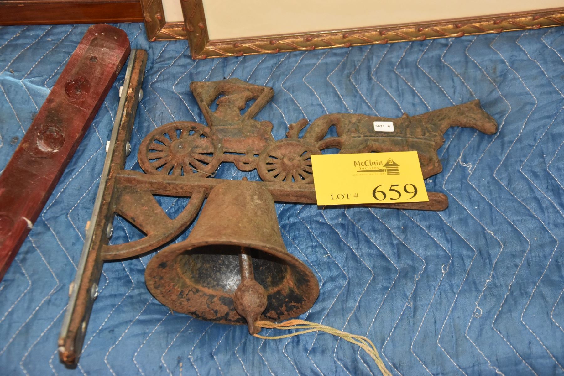 Bell Ringer Weapon ANTIQUE CAST IRON BELL RINGER - McClain Auctions Hawaii