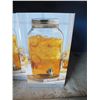 Image 1 : 4 Liter Glass Cold Drink Beverage Dispenser