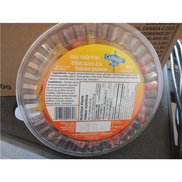 1 Case Of Sour Soda Fries