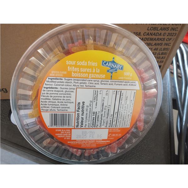 1 Case Of Sour Soda Fries