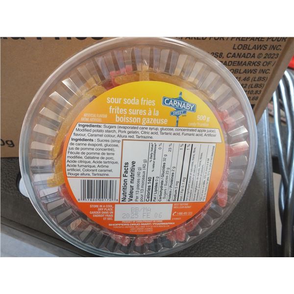 1 Case Of Sour Soda Fries