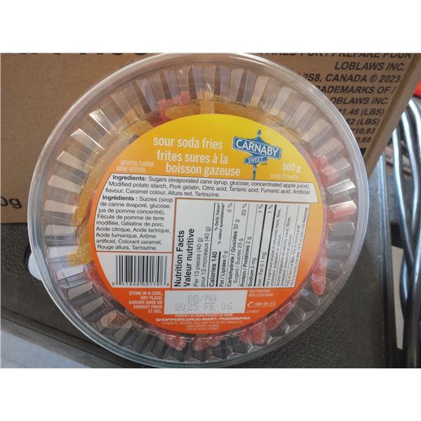 1 Case Of Sour Soda Fries